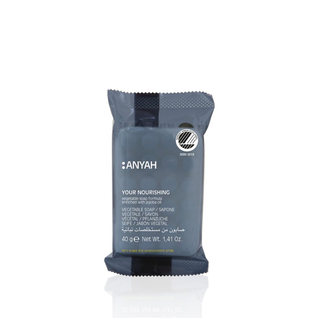 Anyah Massage Vegetable Soap - Nordic Ecolabel Certified (40 g) - 175Pack