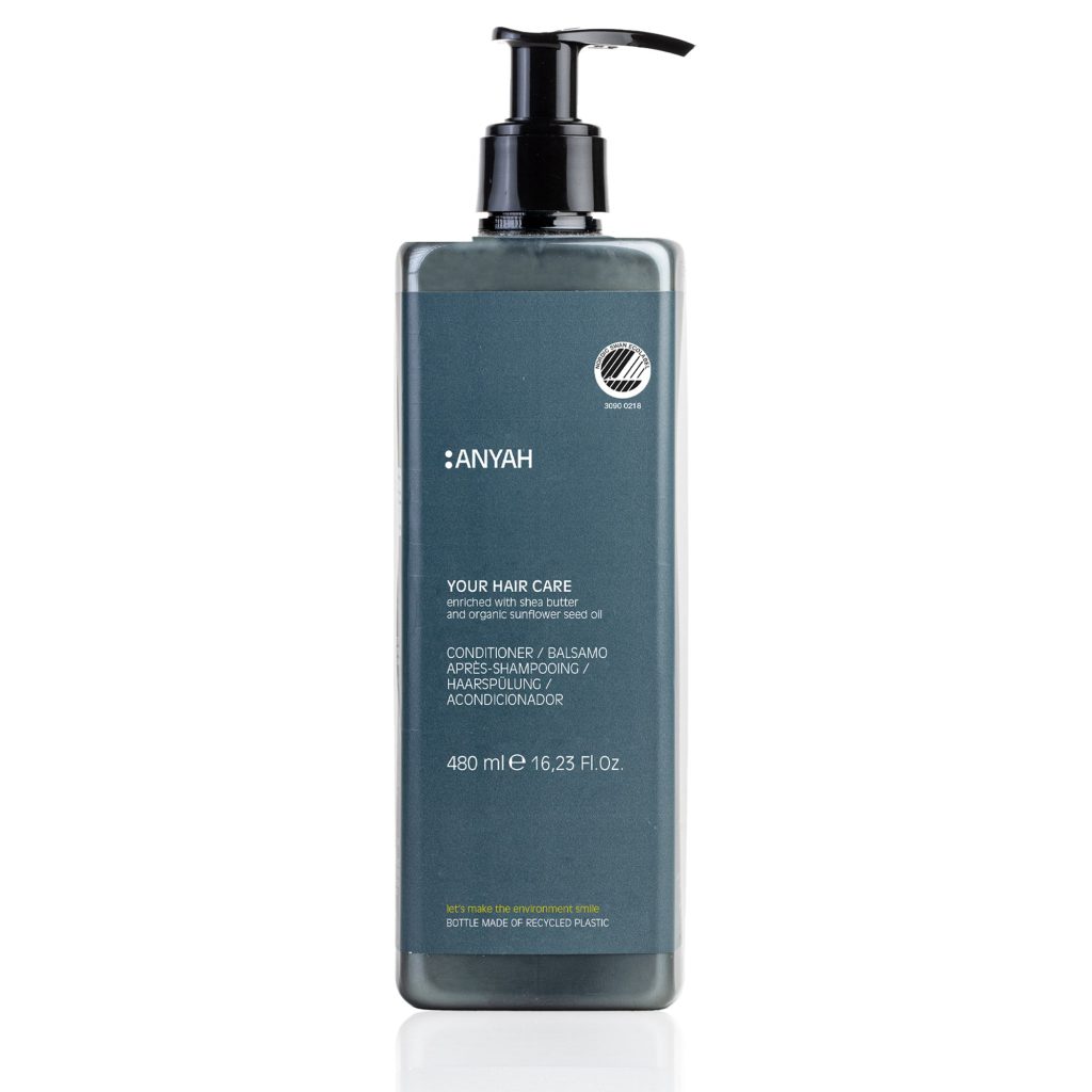 Anyah Conditioner With Locked Pump - Nordic Ecolabel Certified (480 ml) - 18Pack