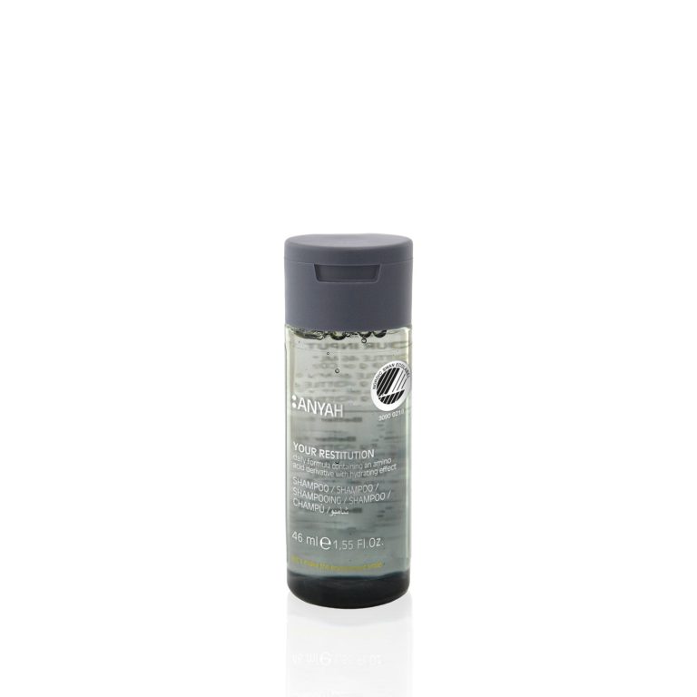 Anyah Шампон, сертифициран со Nordic Ecolabel (46 ml) – пакување од 216