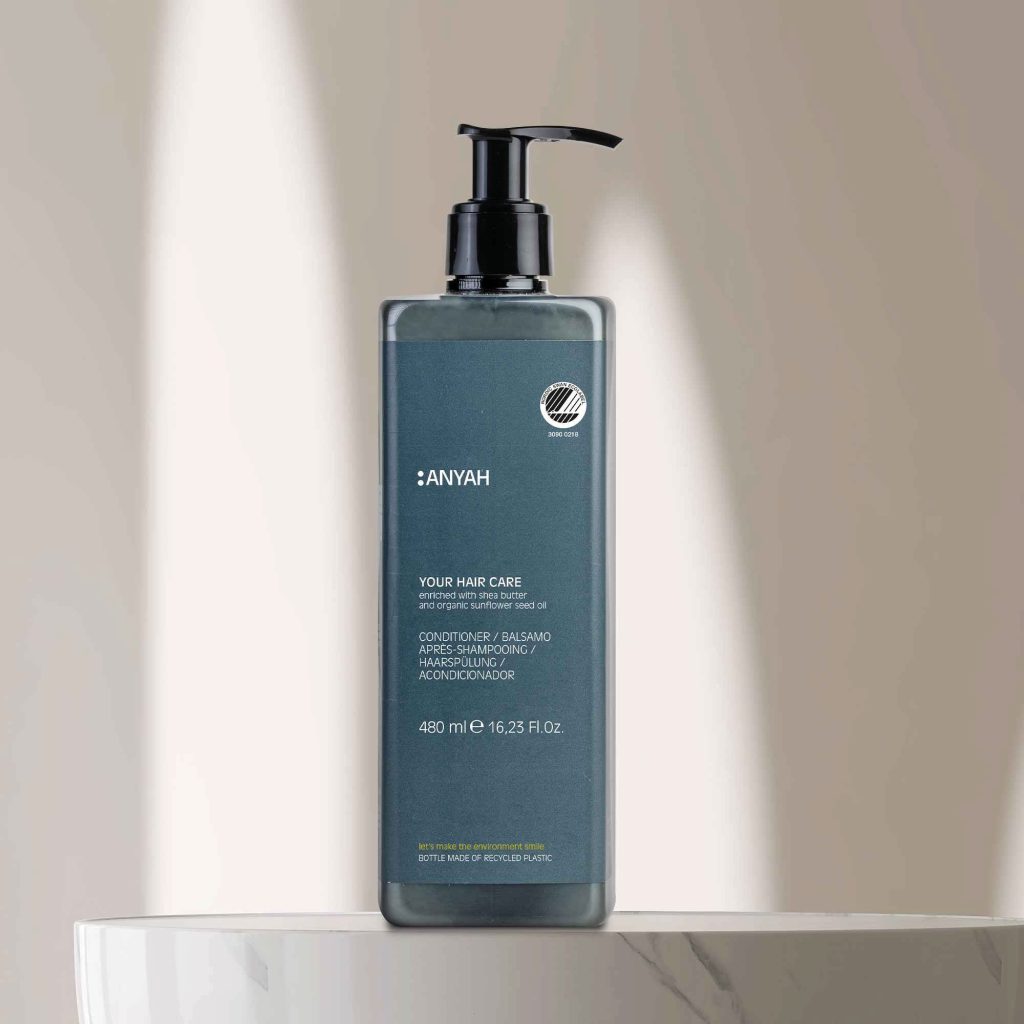 Anyah Conditioner With Locked Pump - Nordic Ecolabel Certified (480 ml) - 18Pack