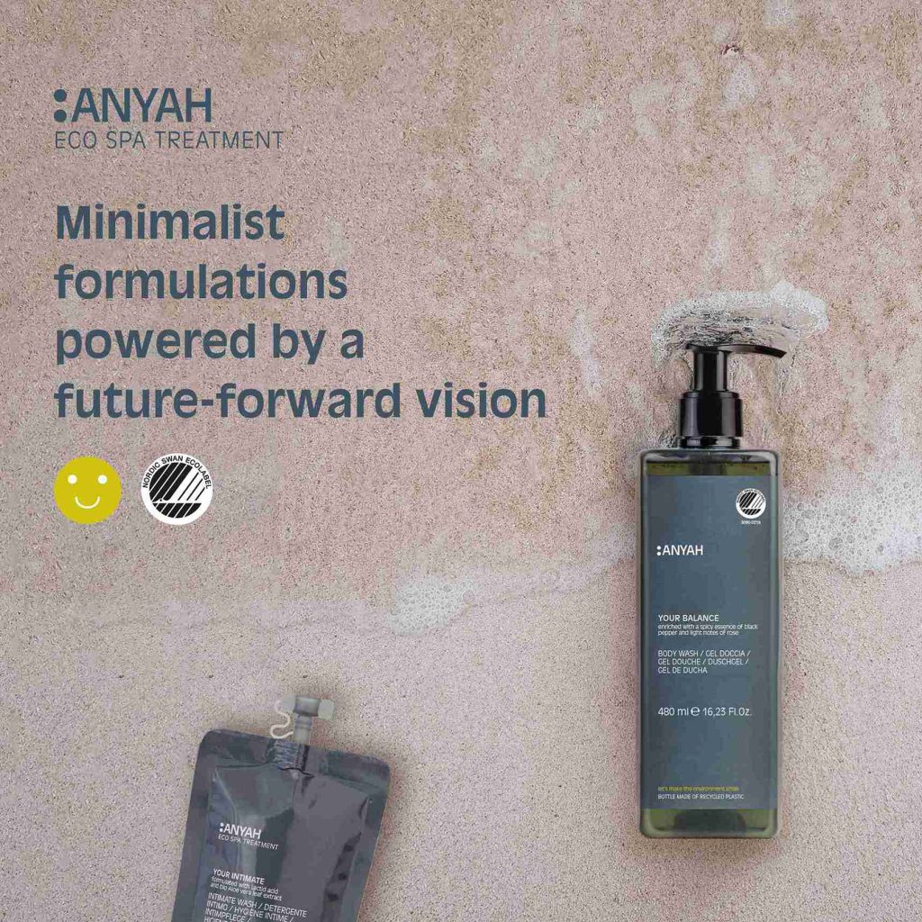 Anyah Gentle Hair & Body Wash With Locked Pump - Nordic Ecolabel Certified (480 ml) - 18Pack