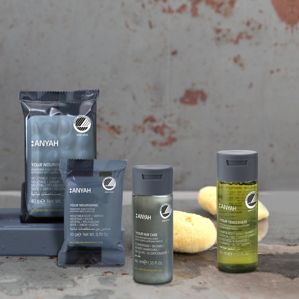 Anyah Gentle Hair & Body Wash - Nordic Ecolabel Certified (46 ml) - 216Pack