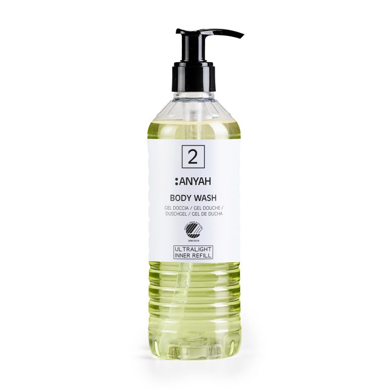 Anyah Гел за туширање, кертриџ за Ecover (370 ml) – пакување од 18
