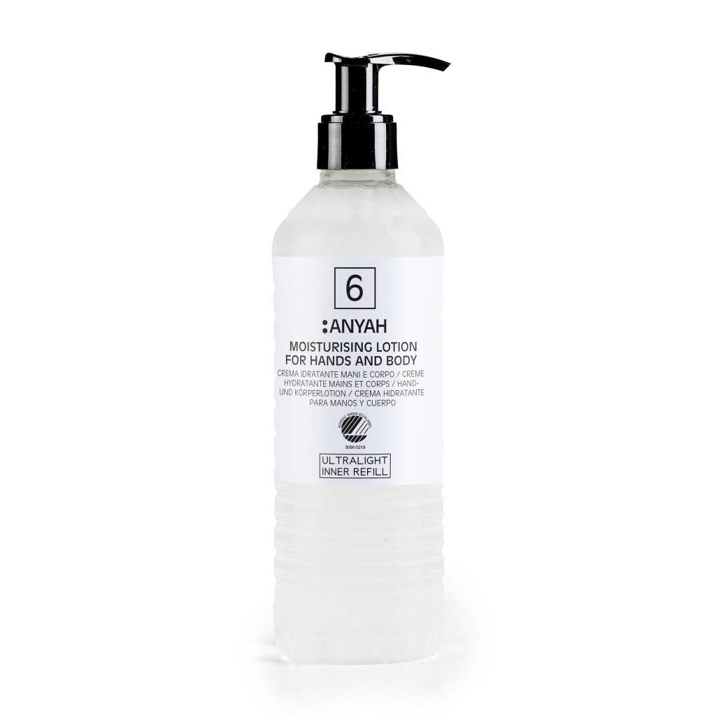 Anyah Moisturising Lotion For Hands And Body Cartridge For Ecover (370 ml) - 18Pack