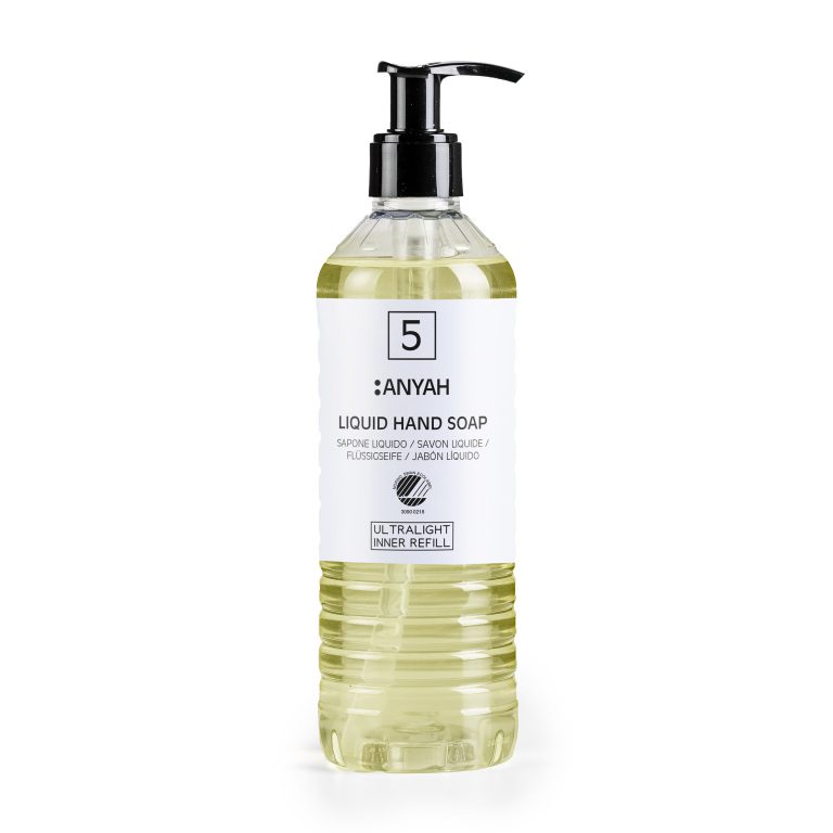 Anyah Течен сапун за раце, кертриџ за Ecover (370 ml) – пакување од 18