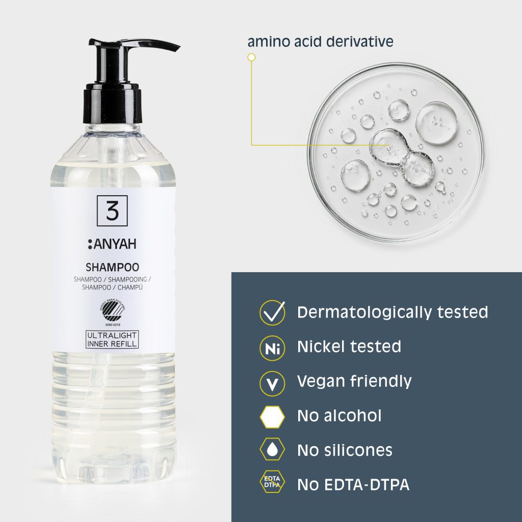 Anyah Shampoo Cartridge For Ecover (370 ml) - 18Pack