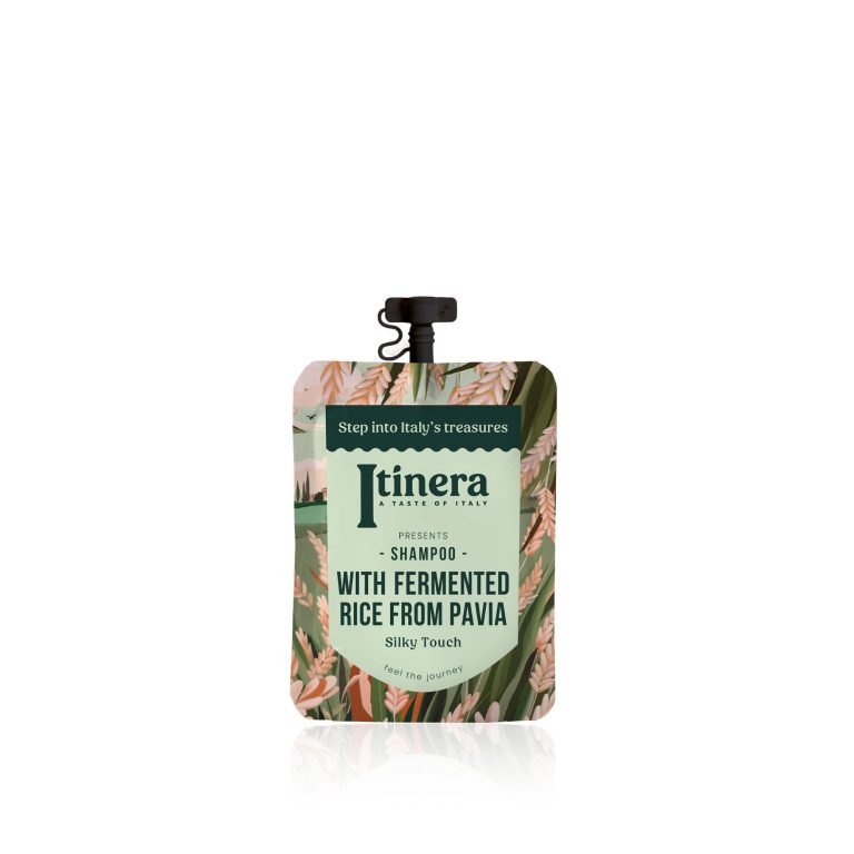 Itinera Silky Touch шампон со ферментиран ориз од Павија (30 ml) – пакување од 200