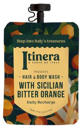 Itinera Daily Recharge Hair & Body Wash 30 ml doypack