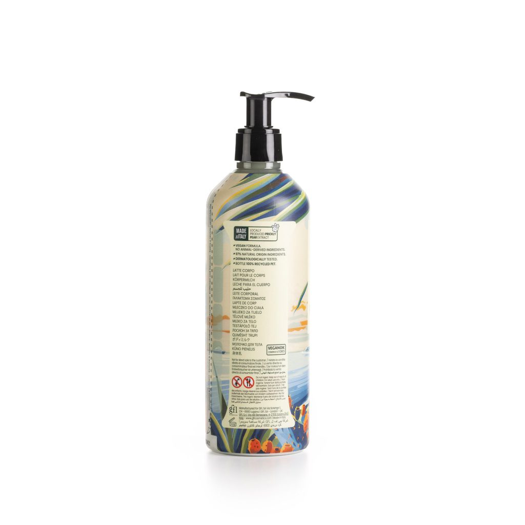 Itinera Instant Comfort Body Milk With Sicilian Prickly Pear With Locked Pump (370 ml) - 18Pack