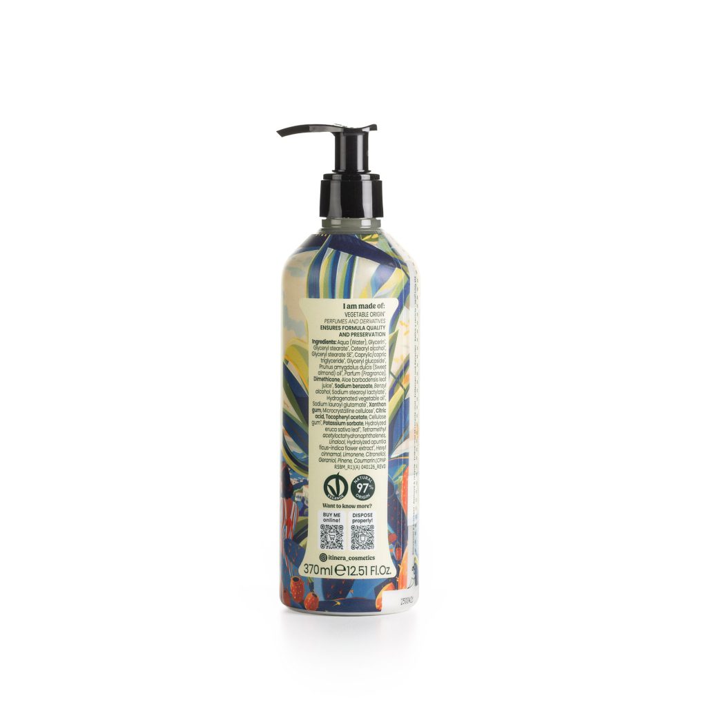 Itinera Instant Comfort Body Milk With Sicilian Prickly Pear With Locked Pump (370 ml) - 18Pack
