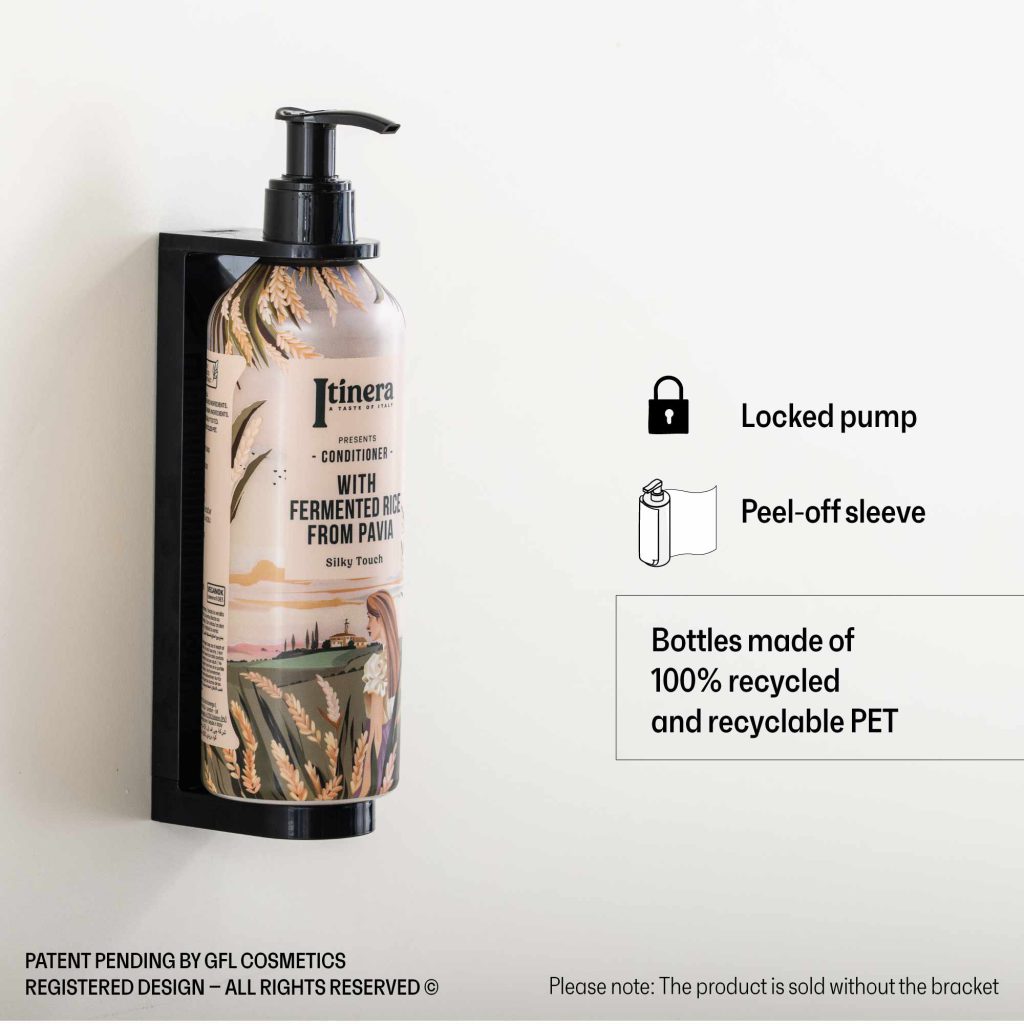 Itinera Silky Touch Conditioner With Locked Pump (370 ml) - 18Pack