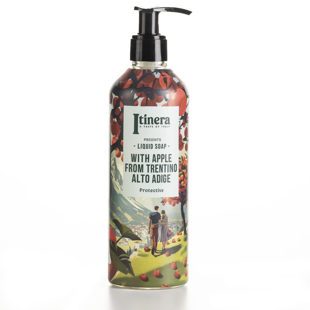 Itinera Liquid Soap Protective With Locked Pump (370 ml) - 18Pack