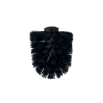 Black toilet brush head