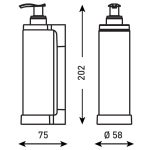 Soap dispenser ISISS white