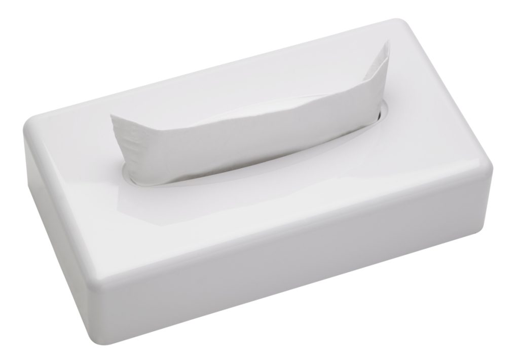 Sanibox tissue dispenser rectangular white