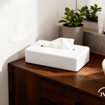 Sanibox tissue dispenser rectangular white