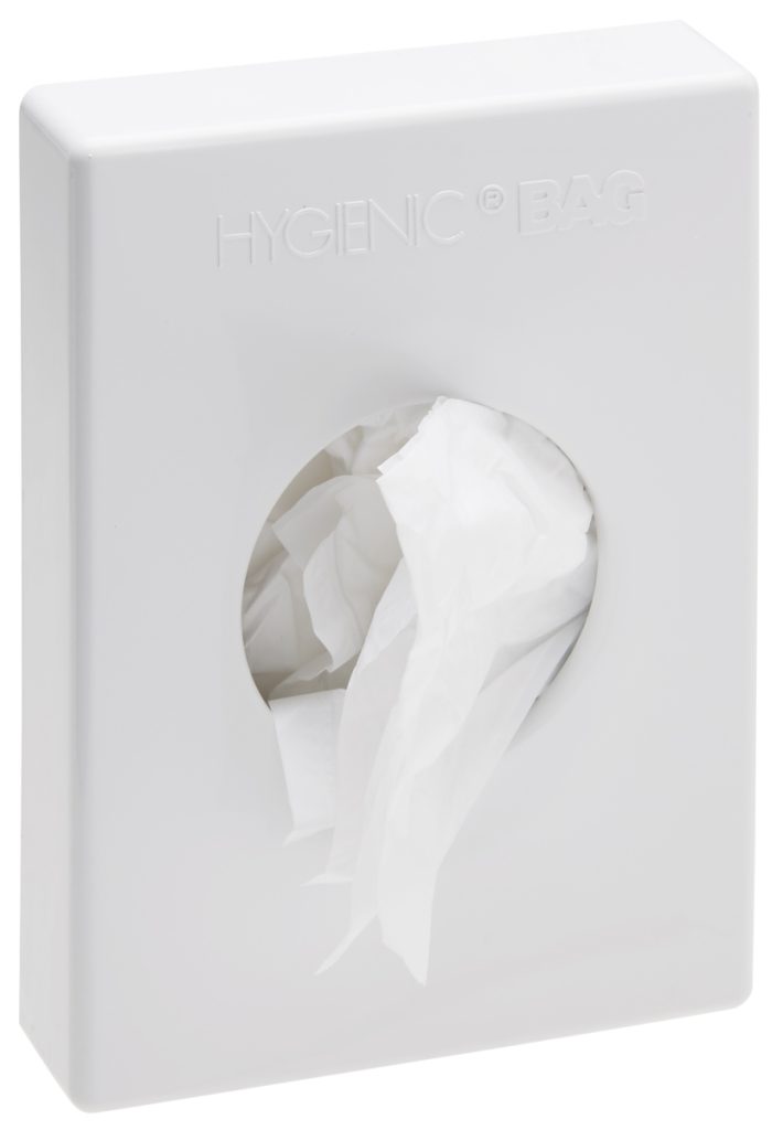 Sanibox sachet dispenser white