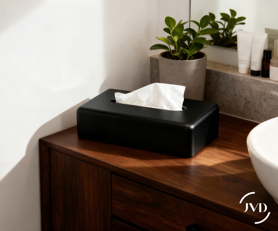 Sanibox tissue dispenser rectangular black