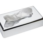 Sanibox tissue dispenser rect. chrome