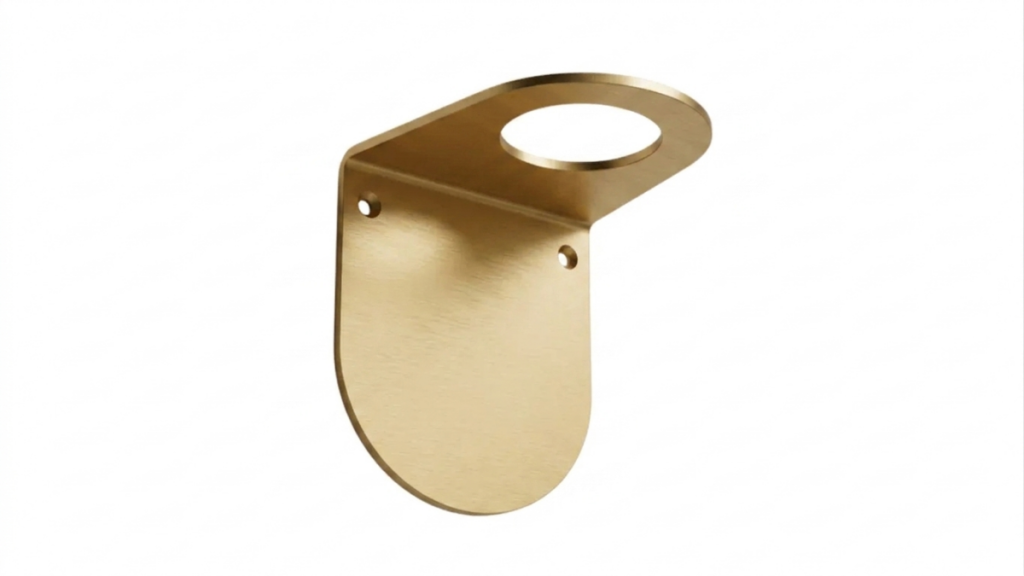 Single golden bottle holder