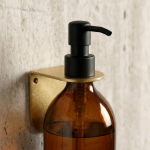 Single golden bottle holder