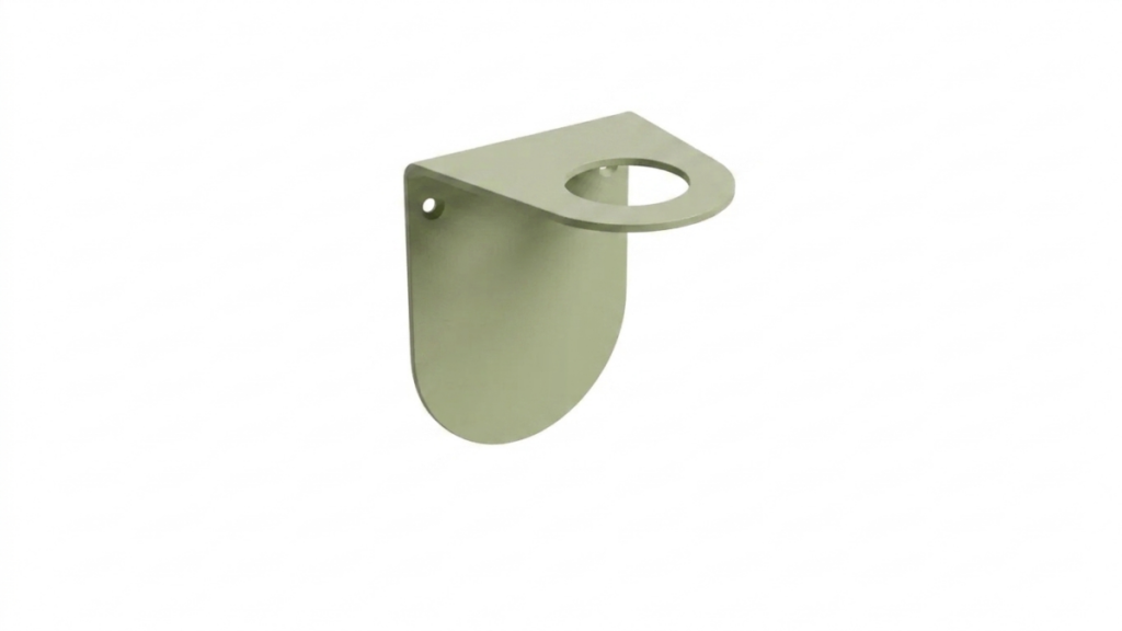 Single green bottle holder