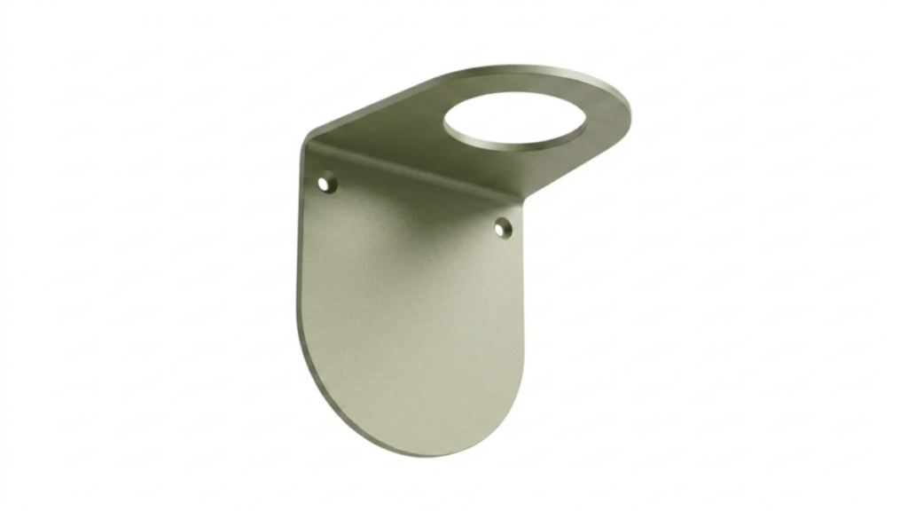 Single green bottle holder
