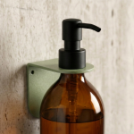 Single green bottle holder