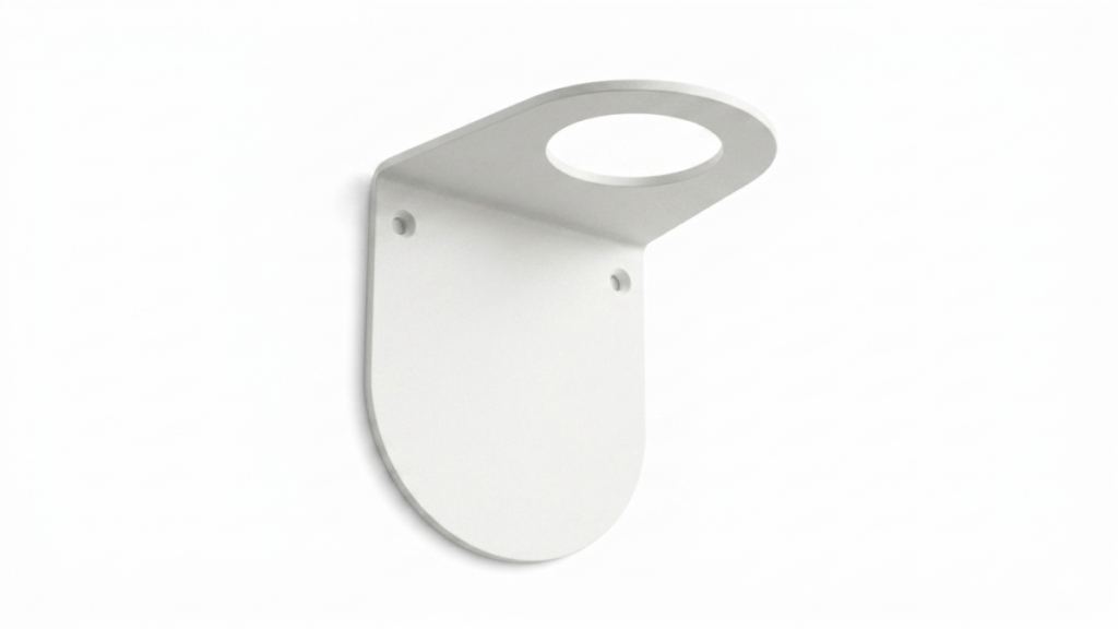 Single white bottle holder