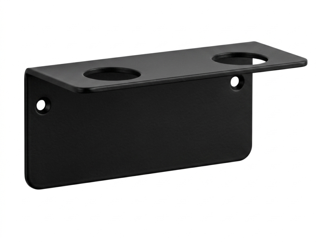 Double black bottle holder