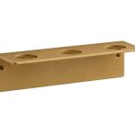 Triple gold bottle holder