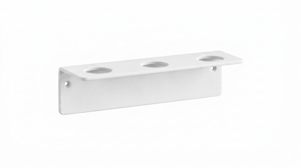 Triple white bottle holder