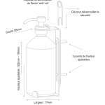 Secure anti-theft bottle holder