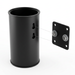 Compact Toilet Brush Matt Black