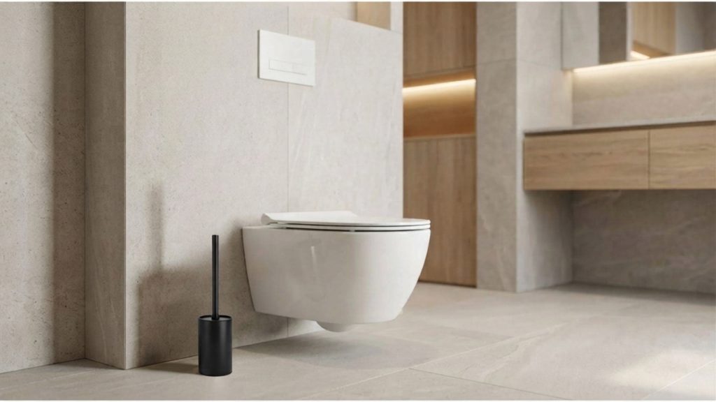 Compact Toilet Brush Matt Black