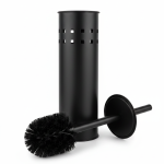 Toilet brush + holder matte black