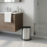 Round bin 10L S/S matt