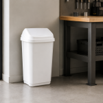 SwingTop Bin White 50L
