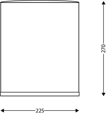 Round sorting bin – 2 Containers