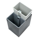 Rectangular sorting bin – 2 Containers