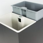 Rectangular sorting bin – 2 Containers