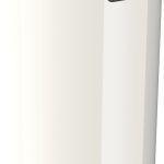 Half-moon wall-mounted waste bin white 20L