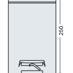 Pedal bin 3L black
