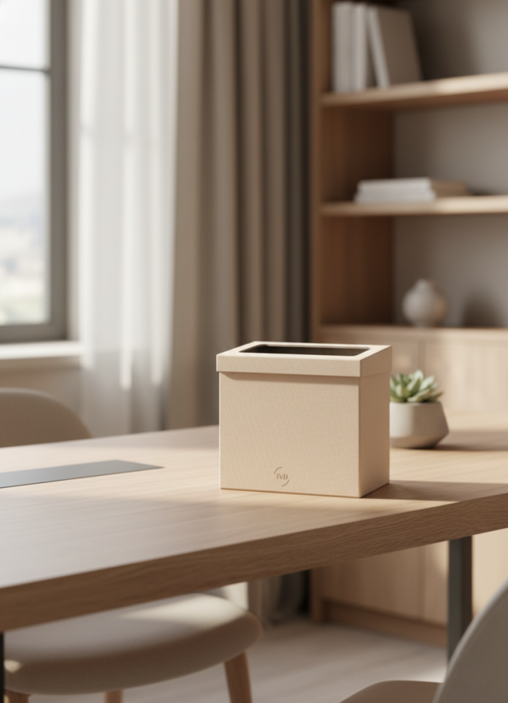 Cardboard office bins 6L
