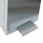 Stainless steel feminine hygiene bin