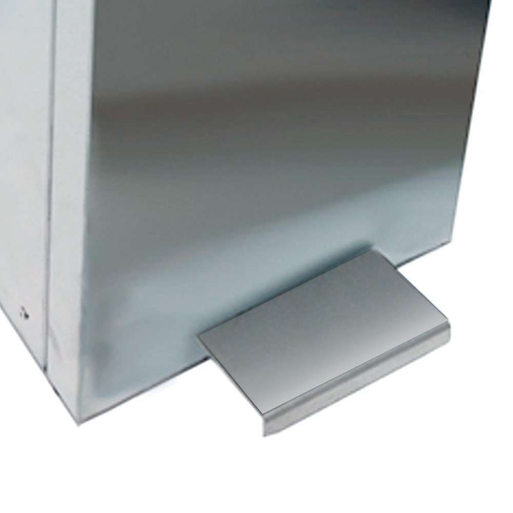 Stainless steel feminine hygiene bin