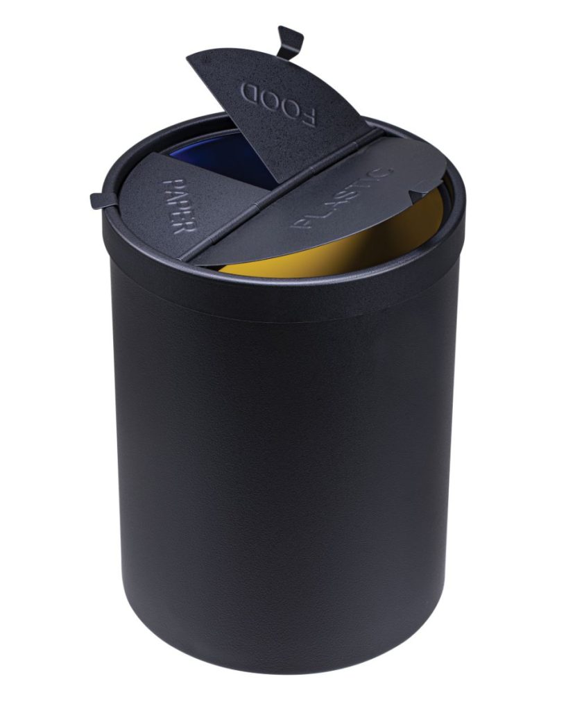 3-bin sorting bin