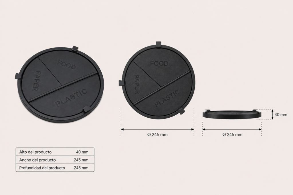 Lid for waste separation bin 8992300
