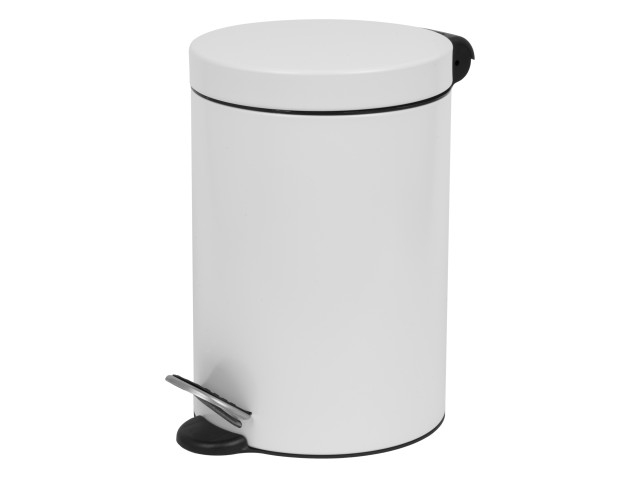 Корпа со педала 3 L, бела