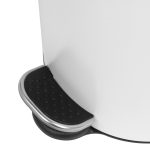 Round Pedal bin 5L white